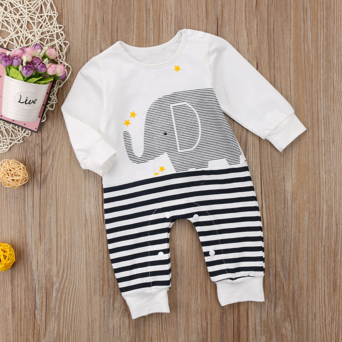 Baby Boy Elephant Clothing Set