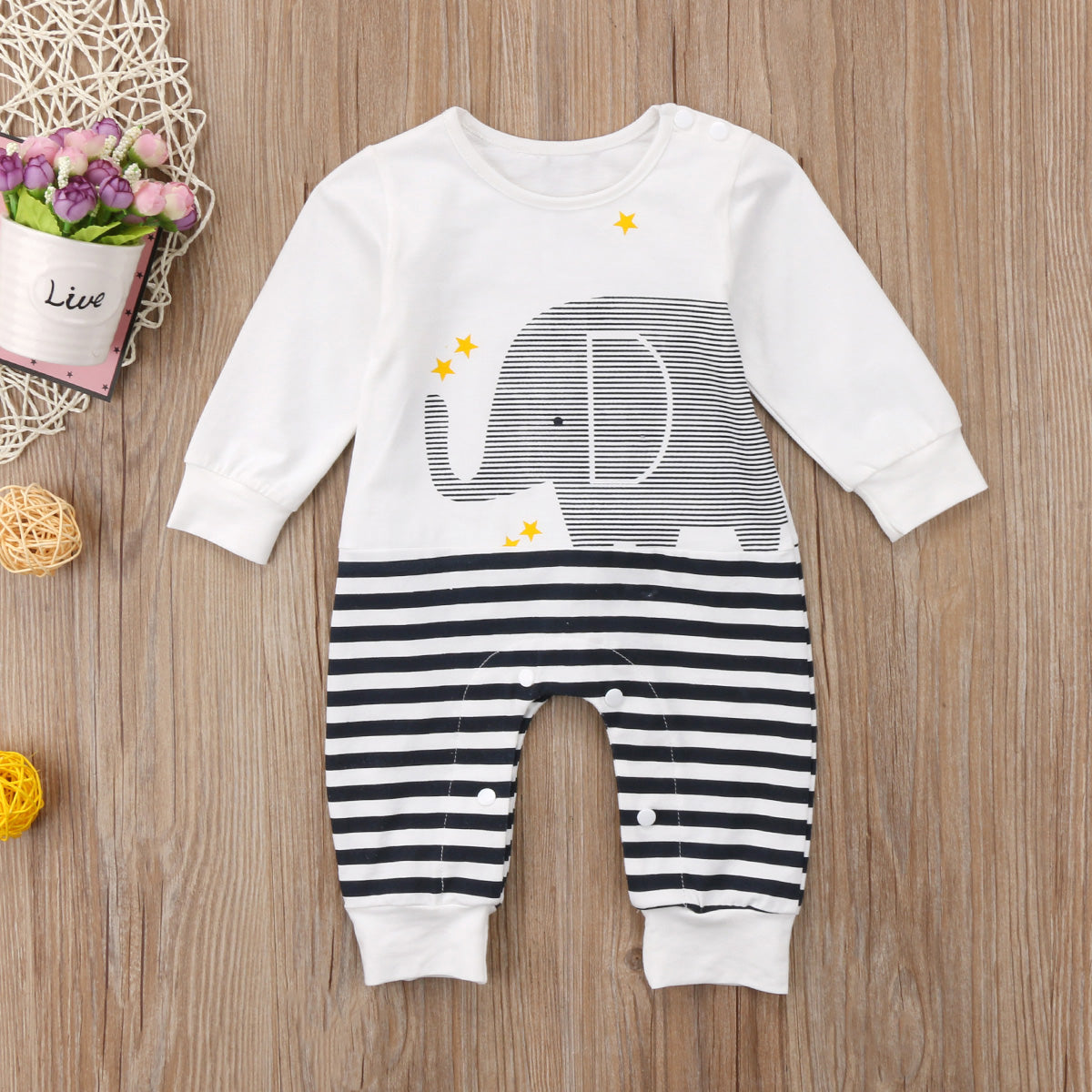 Baby Boy Elephant Clothing Set